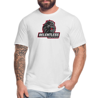 "Relentless Cannot Be Defeated Red Lion" - Unisex Jersey T-Shirt - white