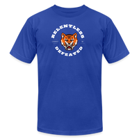 "Relentless Cannot Be Defeated Tiger White" Collection - royal blue