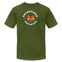 "Relentless Cannot Be Defeated Tiger White" Collection - olive