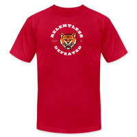 "Relentless Cannot Be Defeated Tiger White" Collection - red