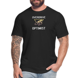 "Overdrive Optimist" - Be Stronger, Unisex Jersey T-Shirt - black