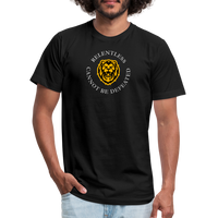 "Relentless Cannot Be Defeated Around the Lion" - Unisex Jersey T-Shirt - black