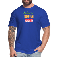 "Endurance Through Adversity" - Unisex Jersey T-Shirt - royal blue