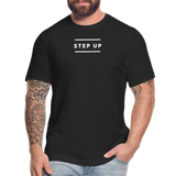 "Step Up Parallel" - Be Stronger, Unisex Jersey T-Shirt - black