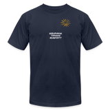 "Endurance Through Adversity" - Unisex Jersey T-Shirt - navy