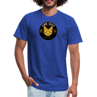 "The Saunterer at Night" - FAR OUT Unisex Jersey T-Shirt - royal blue