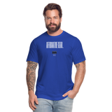 "Thin line A.G." - Affirmative Gear, Unisex Jersey T-Shirt - royal blue