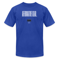 "Thin line A.G." - Affirmative Gear, Unisex Jersey T-Shirt - royal blue