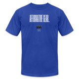 "Thin line A.G." - Affirmative Gear, Unisex Jersey T-Shirt - royal blue