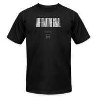 "Thin line A.G." - Affirmative Gear, Unisex Jersey T-Shirt - black