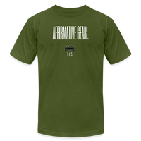 "Thin line A.G." - Affirmative Gear, Unisex Jersey T-Shirt - olive