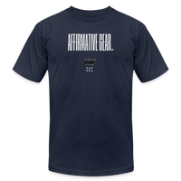 "Thin line A.G." - Affirmative Gear, Unisex Jersey T-Shirt - navy