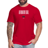 "Thin line A.G." - Affirmative Gear, Unisex Jersey T-Shirt - red