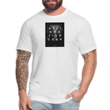 "Venice Canal Black Frame" - Affirmative Gear, Unisex Jersey T-Shirt - white