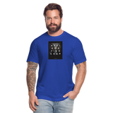 "Venice Canal Black Frame" - Affirmative Gear, Unisex Jersey T-Shirt - royal blue
