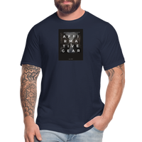 "Venice Canal Black Frame" - Affirmative Gear, Unisex Jersey T-Shirt - navy