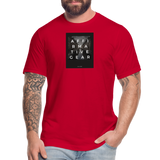 "Venice Canal Black Frame" - Affirmative Gear, Unisex Jersey T-Shirt - red