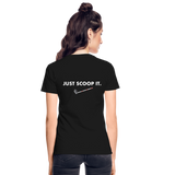 "Bad to the Bone" - Just Scoop It, Ultra Cotton Ladies T-Shirt - black