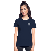 "Bad to the Bone" - Just Scoop It, Ultra Cotton Ladies T-Shirt - navy