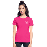 "Bad to the Bone" - Just Scoop It, Ultra Cotton Ladies T-Shirt - fuchsia