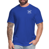 "Bad to the Bone" - Front Sided Logo, Unisex Jersey T-Shirt - royal blue
