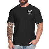 "Bad to the Bone" - Front Sided Logo, Unisex Jersey T-Shirt - black