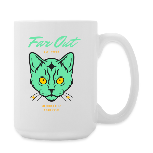 "It's Not Easy Being Green" - Dual Sided Logo, Coffee/Tea Mug 15 oz - white